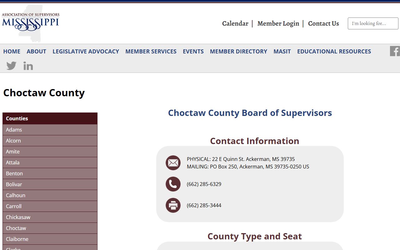 Choctaw County Jail inmate lookup county profile record source